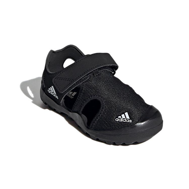 Adidas Captain Toey K Velcro Comfortable Non-Slip Anti-Kick Sandals Kids Sandals Black FX4203