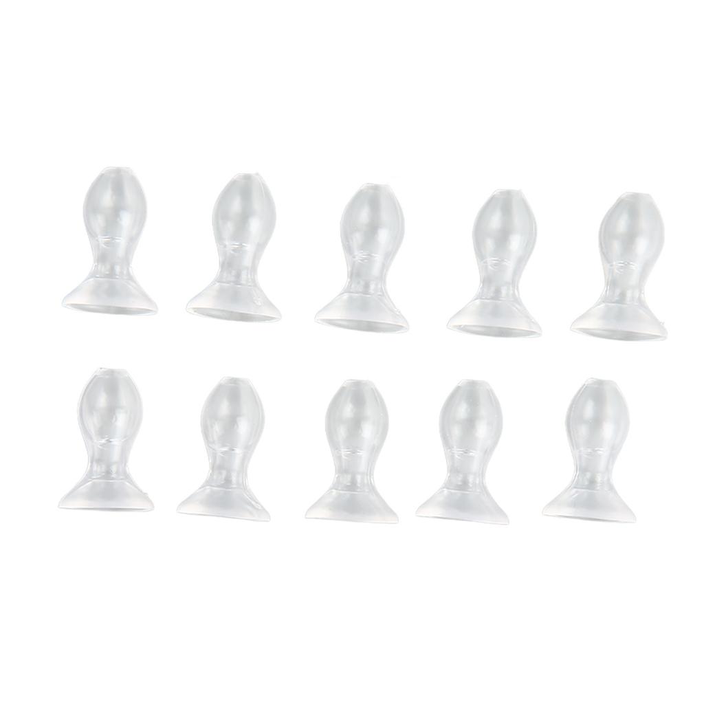 10 шт. Купол для слухового аппарата, силиконовый ушной вкладыш, заглушка, сменный аксессуар для слухового аппарата заушного типа