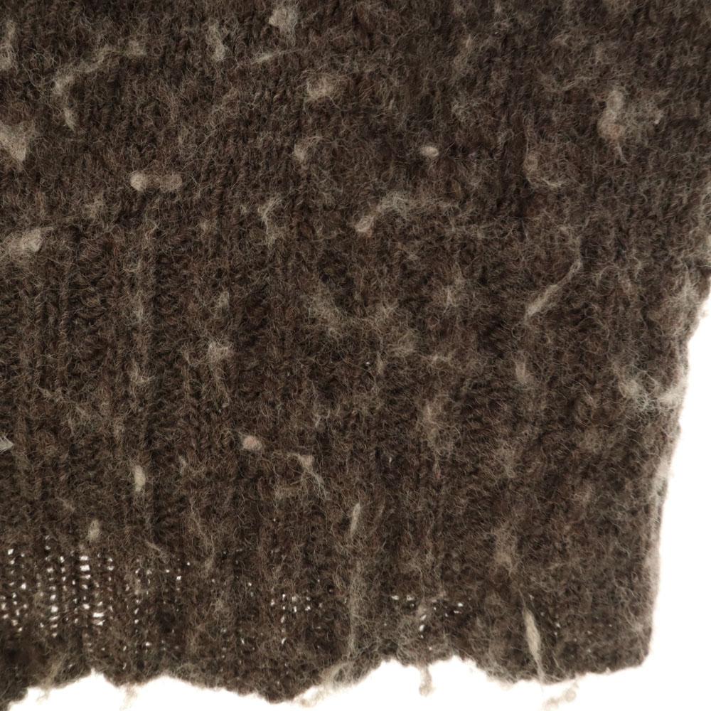 Кардиган Y's трикотажный с длинным рукавом, сделано в Японии, 2 коричневый, Youji Yamamoto, мужской, б/у