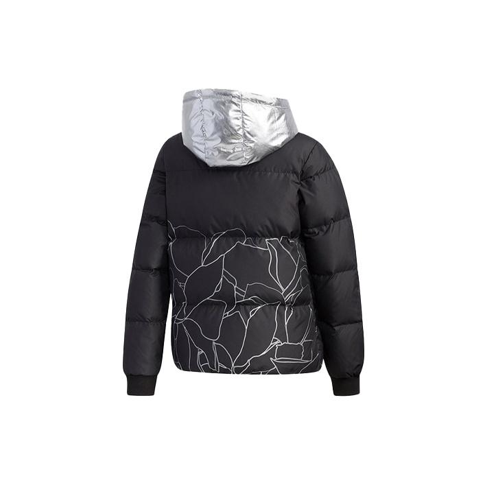 adidas Neo Slim Fit Пуховик с капюшоном Женская верхняя одежда Черный EI4421
