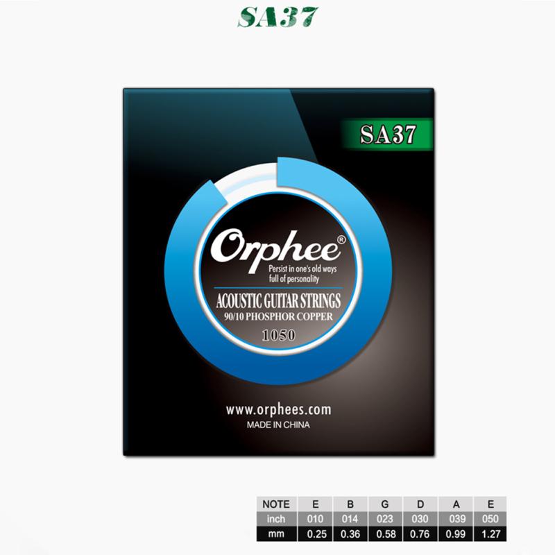 Orphee SA 6 шт./компл. профессиональные сверхлегкие струны для акустической гитары, аксессуары для гитары