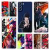 Denji Chainsaw Man Hayakawa Aki Phone Case For Samsung Galaxy S22 5G S20 Ultra S21 FE 5G S10E S9 S8 S10 Plus Note 20 Clear Cover