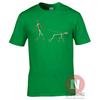 Skeleton Dog Walker TShirt Canine Doggy Funny Urban Art Banksy Style
