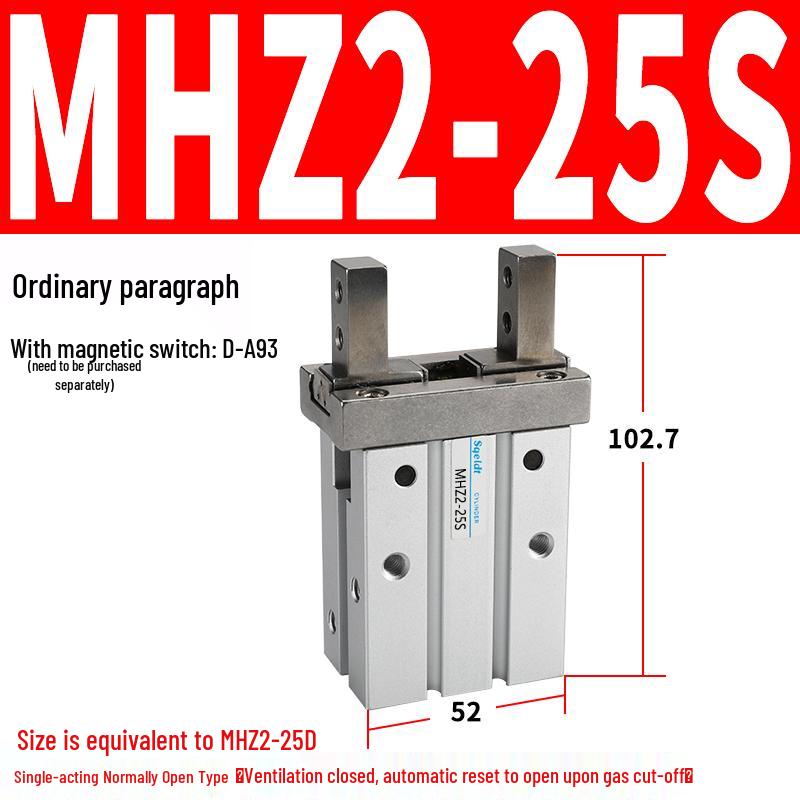 MHZL2 Pneumatic Finger Cylinder Parallel Manipulator Gripper MHZ2/HFZ Series