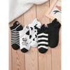 5 пар/лот Летние женские мультяшные короткие носки с принтом животных, низкие носки, набор крутых носков, милые носки-подследники, модные новые носки каваи
