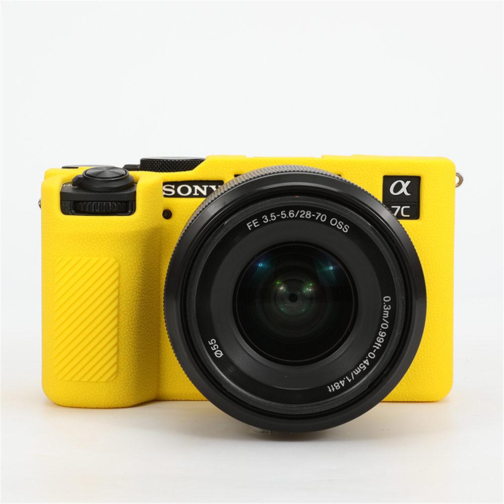 Мягкий резиновый силиконовый чехол для Sony A7C2 для Sony A7CII Alpha 7C II Защита корпуса цифровой камеры