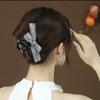 Resin Bow Clip Elegant Women's Headwear Easy To Use Ponytail Hair Clip