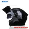 NEW Bluetooth Helmet Flip Up Visor Dual Lens Casco Moto Cool Motorcycle Helmet Full Face Casco Black Motorbike Helmets Modular