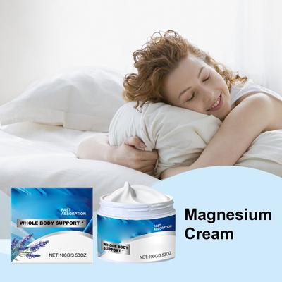 Успокаивающий магниевый крем с лавандой снимает напряжение, болезненность, расслабляет и помогает заснуть. Это крем для тела, который можно наносить