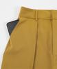 Yours Wide Pants BDXN1808 Camel One-Tuck High-Waist S,