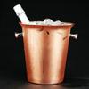 5L Stainless Steel Ice Bucket Gilded Copper Champagne Bucket Champagne Bucket | Ice Bucket and Clamps