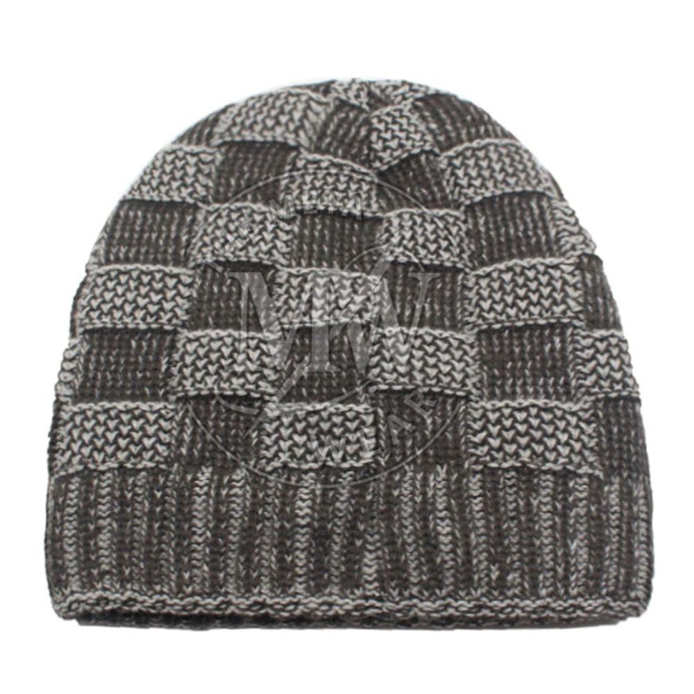 Solid Color Breathable Waterproof Hand Knitted Reasonable Price High Quality Wool/Cotton Customizable Men Women Beanie Hats New