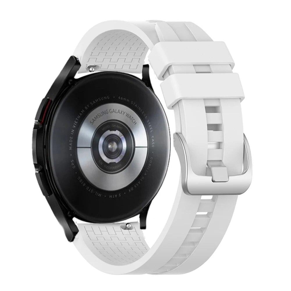 20mm 22mm Watch Band for Samsung Galaxy Watch 5/pro/4/classic/Active 2 Silicone Sport Bracelet Huawei Watch Gt 3-pro-2-2e Strap