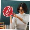 Ручные знаки «Стоп» Totority для взаимодействия в классе, школьные принадлежности для учителя, знак «Стоп» для класса, декор для комнаты, знак-лопатка для учеников и учителей