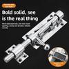 1PCS Stainless Steel Door Latch Solid Sliding Bolts Latch Home Hardware Gate Safety Toilet Door Lock
