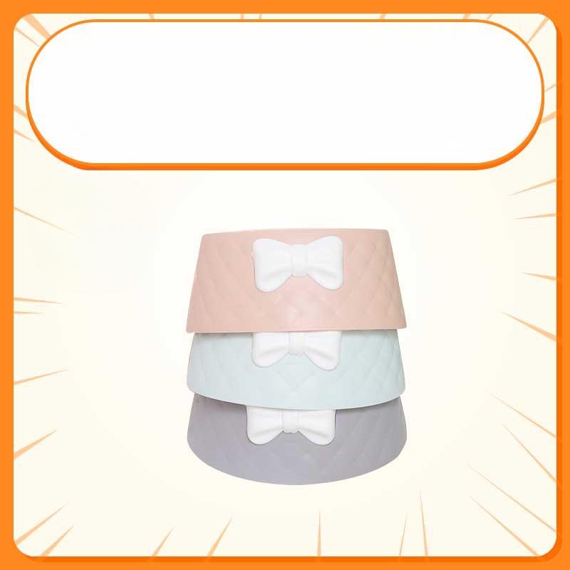 Миска для домашних животных Macaron Color New Style Bow Diamond Pattern Миска для кошек Углубленная герметичная миска для корма для собак