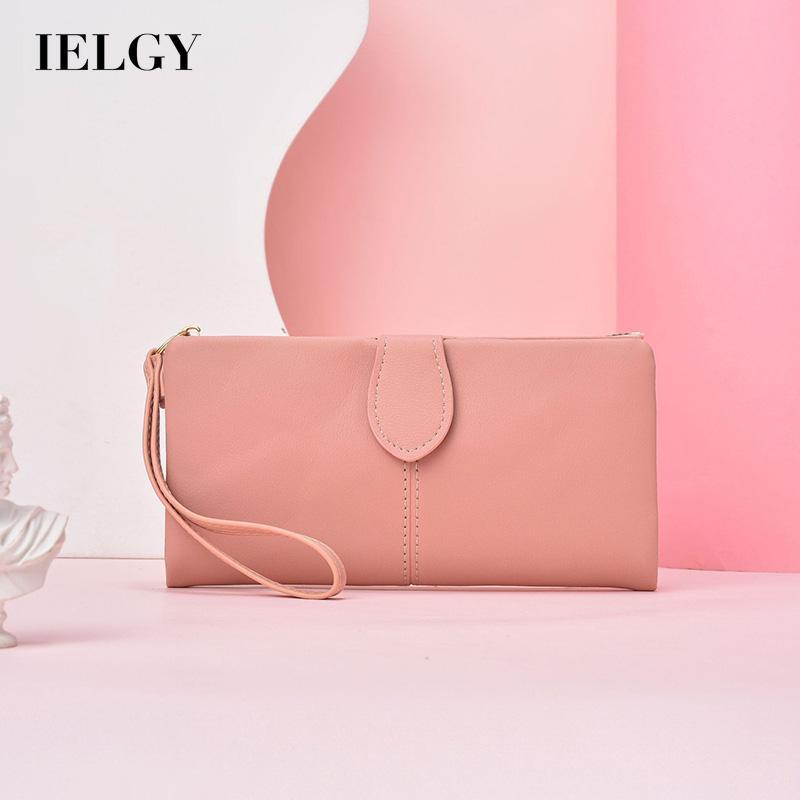 IELGY Korean Style Long Large Capacity Zipper Wallet Women