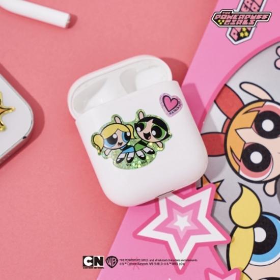 Наклейка-голограмма Ten by Ten Powerpuff Girls, популярная фраза в Корее.