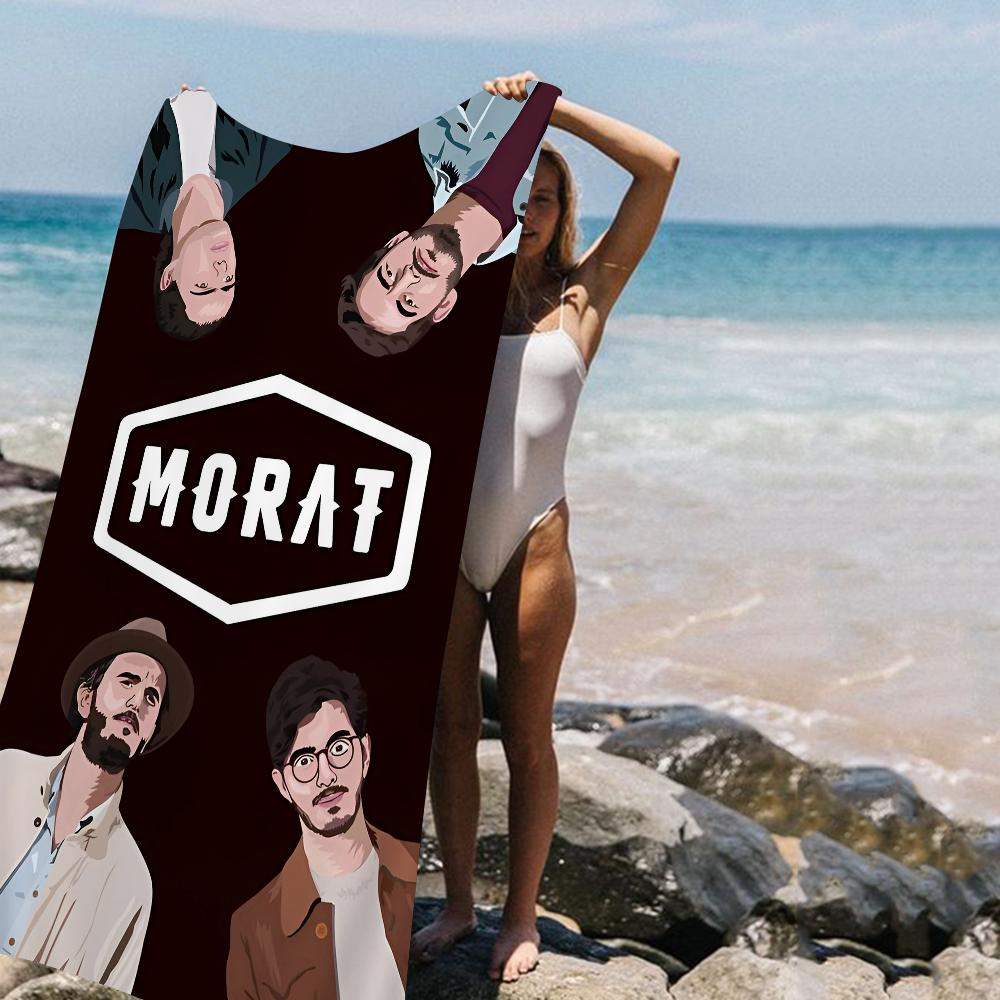 Микрофибровое пляжное полотенце M-Morat Band Впитывающее Быстросохнущее Мягкое Для йоги Плавания Курорта Альпинизма