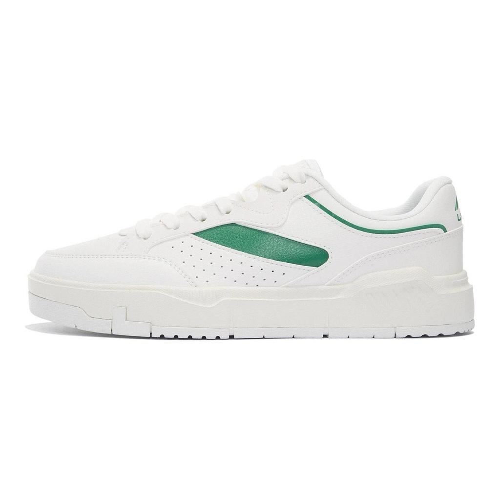 Мужские низкие кеды для скейтборда Li Ning Бело-зеленые AGCS031-2