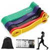 TOMSHOO Assist Bands Set Resistance Loop Bands Powerlifting Stretch Bands with Carry Bag