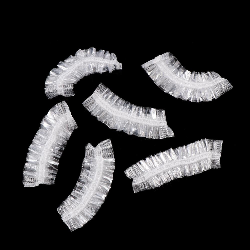 Hair Dyeing Tool Cleaning Disposable Ear Cover Plastic Bag One-off Earmuffs Ear Protector Caps