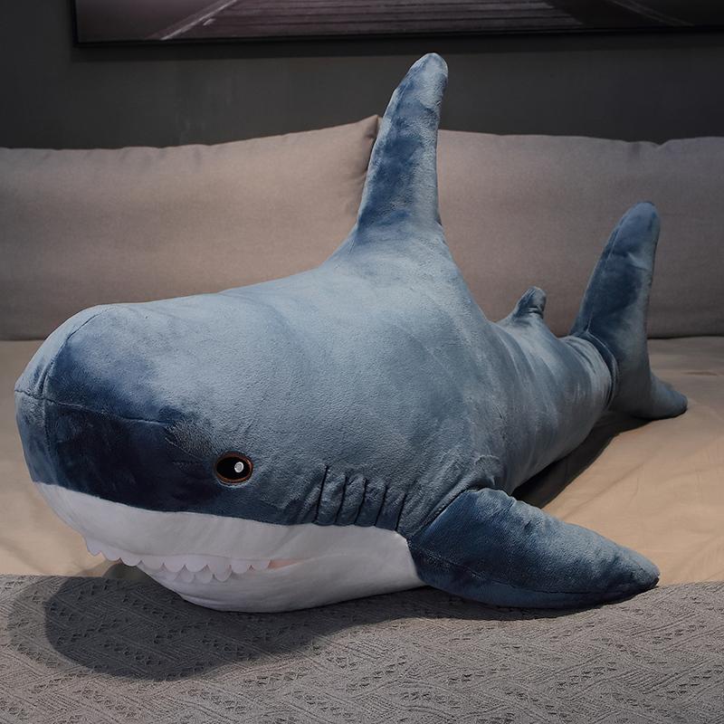 45/60cm Stuffed Shark Plush Funny Toy Sleeping Pillow Children Boys Cushion Girl Animal Birthday Kid Brinquedos