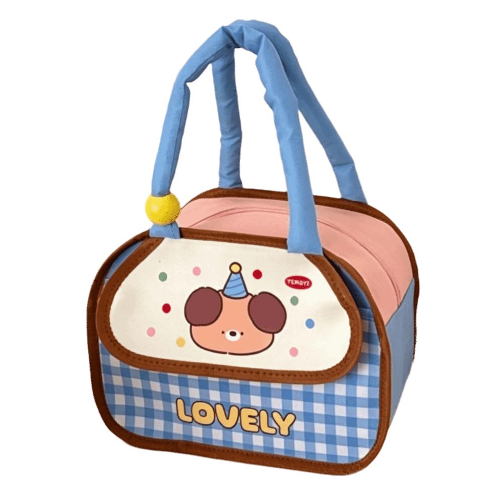 Large Capacity Lunch Box Bag Cold Insulation Food Storage Pouch Cute Picnic Bag Work