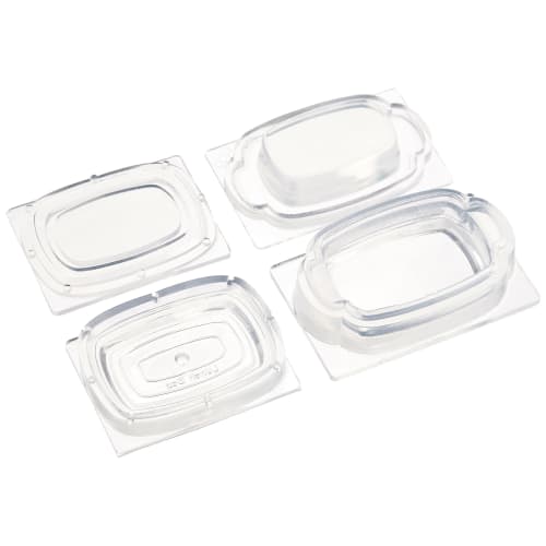 Kamejima Shoten Clay Jewelry Cutter, Lunch Box, 3D Hobby Tool, 1003, Semi-Transparent