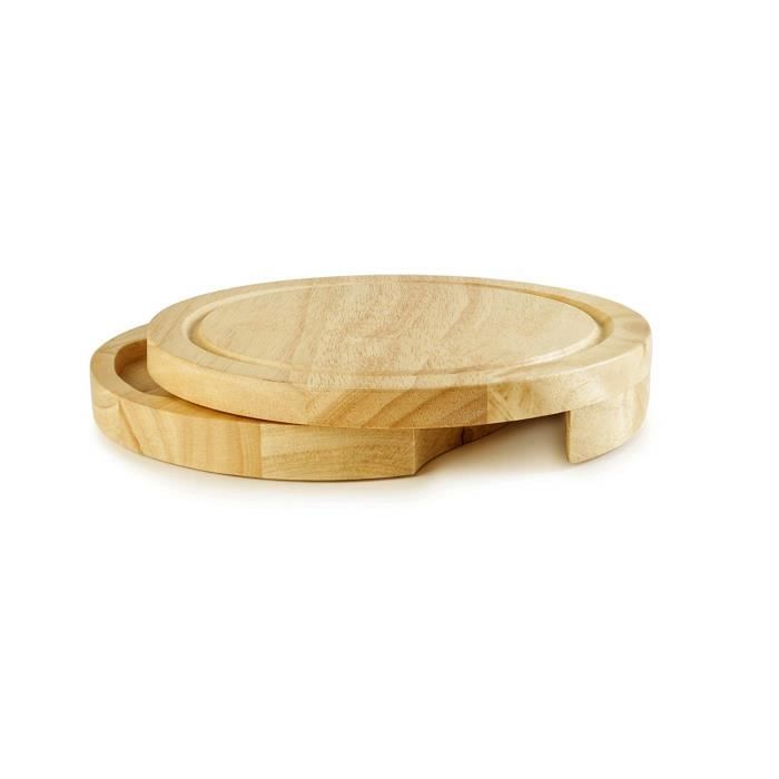 Set de Couteaux à Fromage - IBILI - 782750 - INOX - Marron - 21 x 21 x 4 cm
