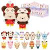 TOP TOY Серия плюшевых игрушек «Семья Микки Диснея Сонные Глазки» Ассорти-бокс 14 штук Гачапон Сюрприз Фигурка Пластиковая Модель Премиум Софуби Подарок на День Рождения