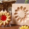 Wooden 3D Christmas Cookie Cutters Biscuit Cutter Moldes  Embossing Mold for Cakes and Cookies Press