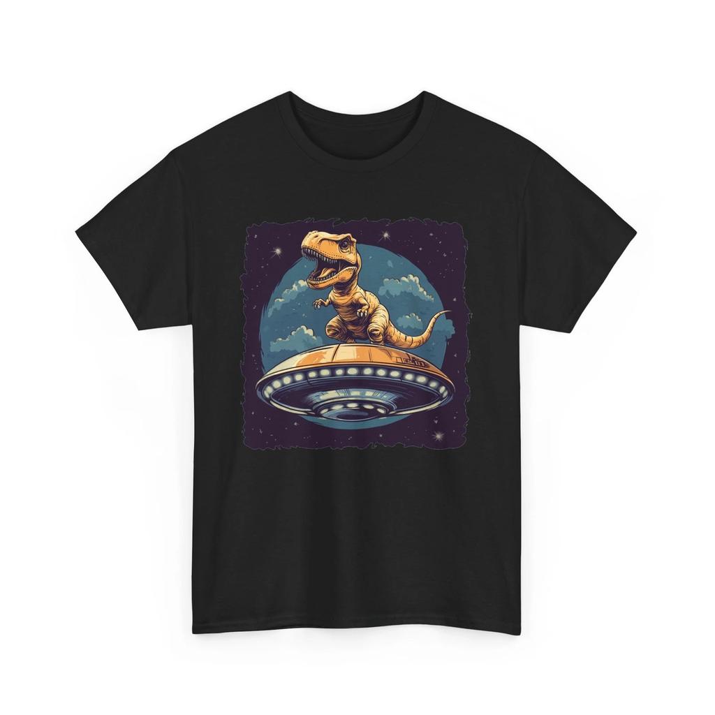 T-Rex dinosaur Shirt | Cool Space Alien T-Shirt | UFO Tee | Galaxy Inspired