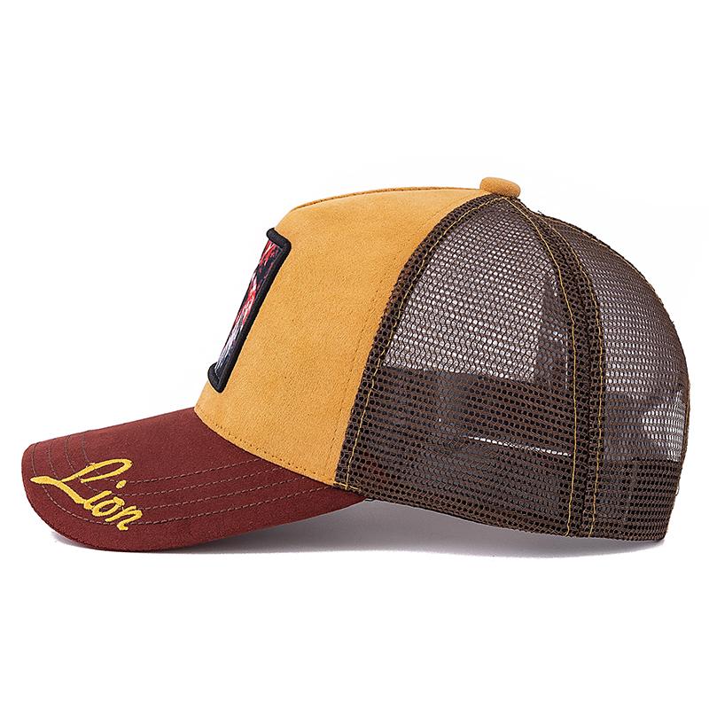 Унисекс модная кепка дальнобойщика с анималистичным узором, замшевая кепка, летняя бейсболка для отдыха на открытом воздухе для мужчин и женщин