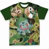 2026 Summer Hot Sale Cute Evolution Creature Print T-Shirt Men Women Oversized Short Sleeve Streetwear Harajuku Casual Top Tees