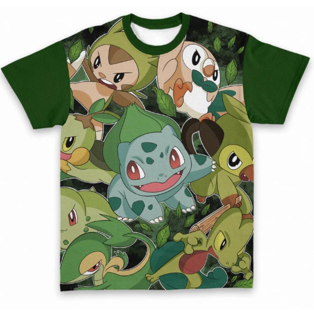 2026 Summer Hot Sale Cute Evolution Creature Print T-Shirt Men Women Oversized Short Sleeve Streetwear Harajuku Casual Top Tees
