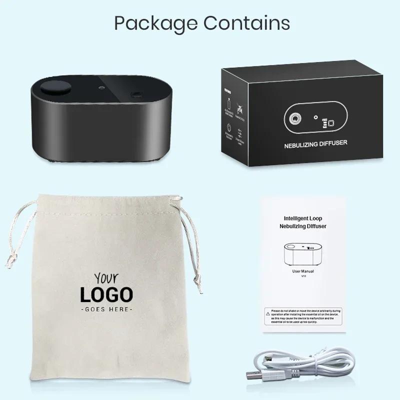 Небулайзер Диффузор эфирных масел Беззвучный офисный ароматизатор для дома Освежитель воздуха Электрический ароматизатор Oasis Безводный аромадиффузор