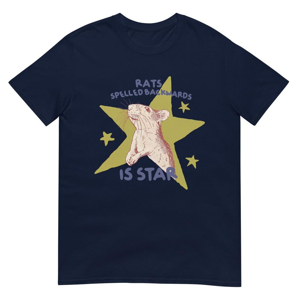 Rats Spelled Backwards Is Star Rat Meme Rat Lover Animal Tshirt