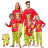 Christmas Print Cute Family Set Pajamas, Home Clothes, Family Set Long Sleeve Top Pants Set