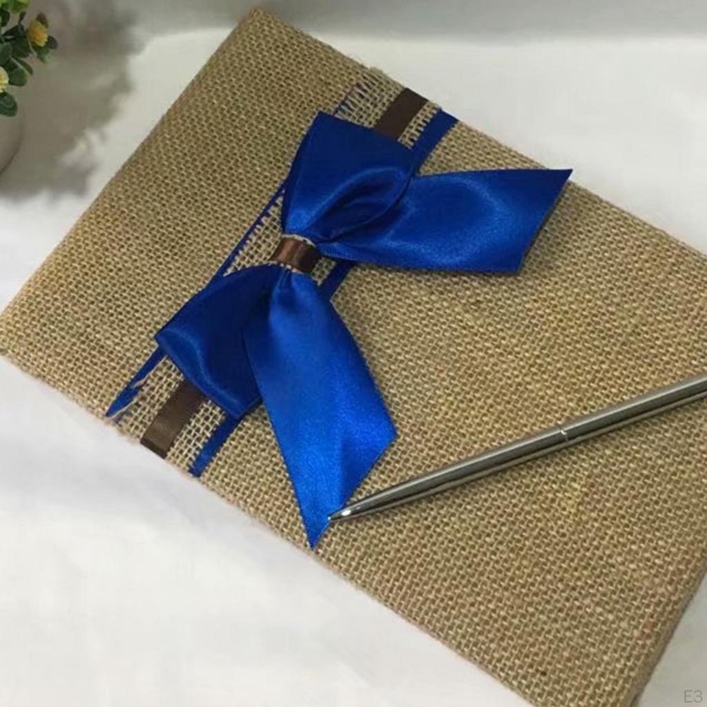 Hessian Skirt Wedding Guest Stand Set Satin Bowknot