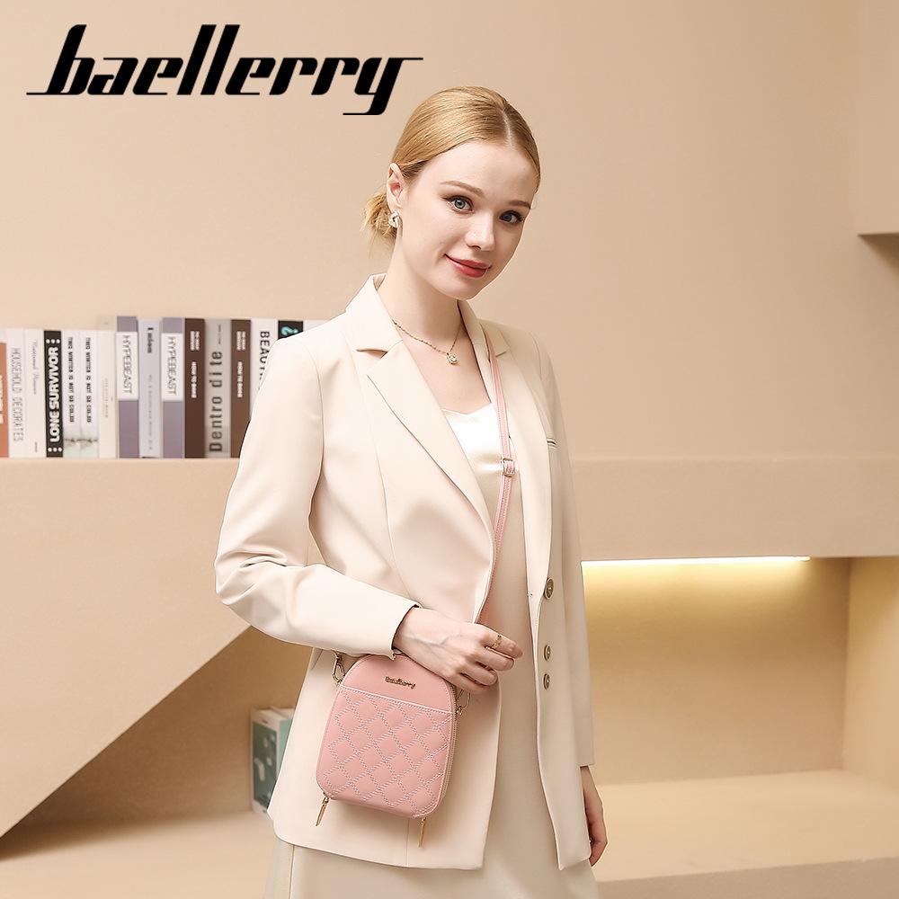 Baellerry Модные женские сумки на ремне из искусственной кожи, сумка через плечо, женская сумка для телефона, кошелек