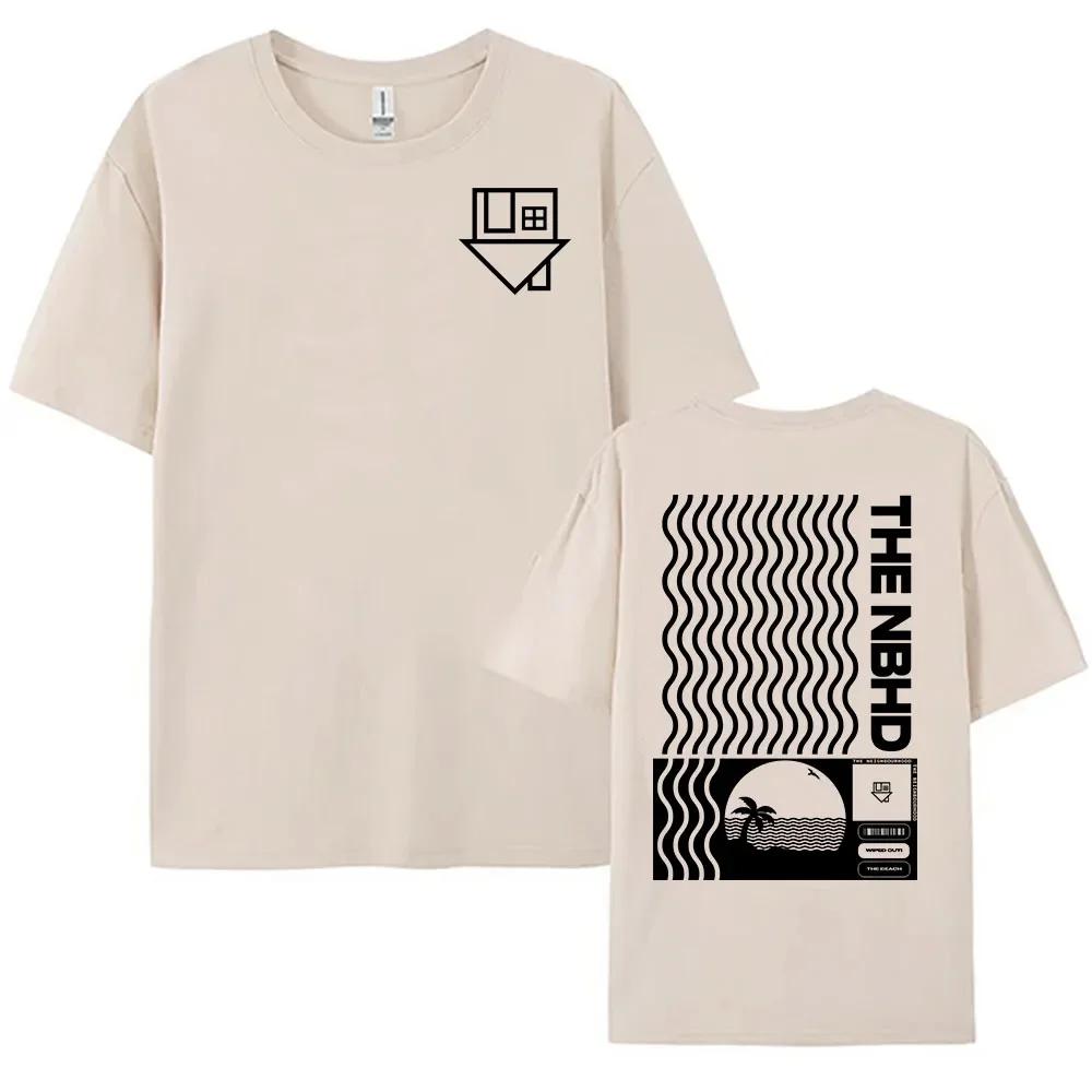 Wiped Out Album Printing Tshirts The Neighbourhood Nbhd Band Tshirt Cotton High Quality Summer Teeshirt Wounisex Unisex Clothes Tee