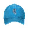 Mortal Kombat Vintage Sub Zero Baseball Cap  Distressed Cotton Hats Cap Fashion Outdoor Travel Unstructured Soft Headwear