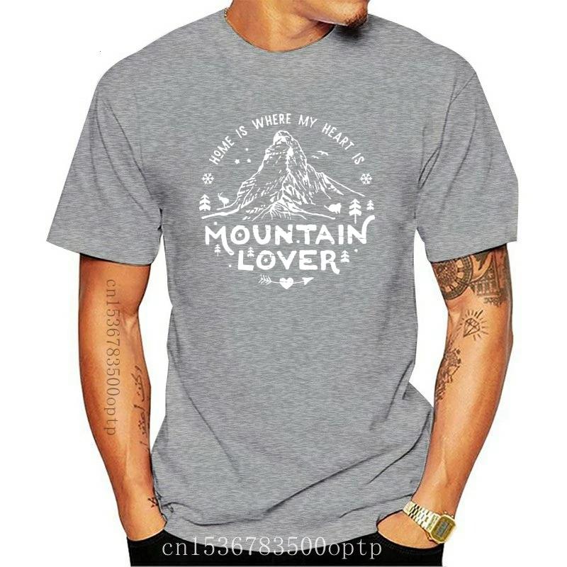 Новая футболка Mountain Lover Matterhorn для мужчин, повседневная футболка из хлопка, горы зовут Маттерхорн, восхождение, походы, футболки, одежда Su