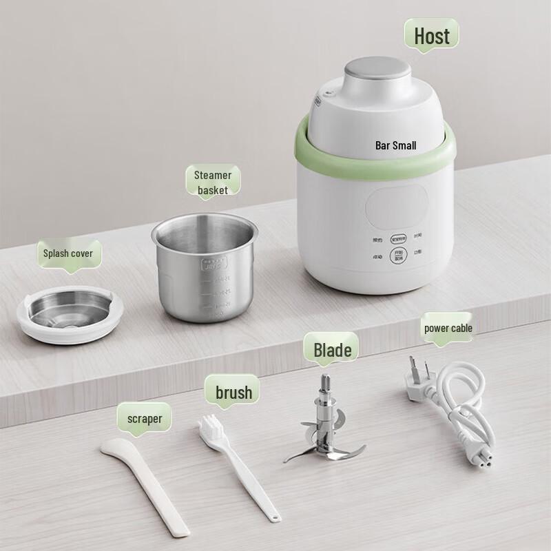 Bear Multifunction 316L Stainless Steel Baby Food Maker F04Q3 CN plug (adapter included)