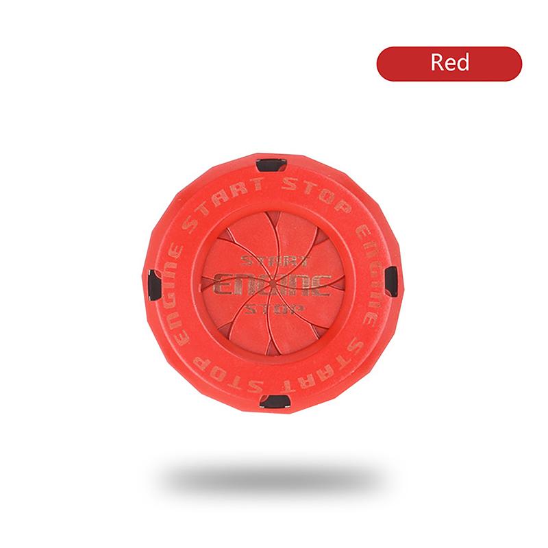 Rotary Push Start Button Cover Auto Spin Engine Start Stop Button Cover Decorative Auto Accessories Push Button Cover