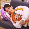 Новая круглая подушка One Piece Аниме Периферия Луффи Чоппер Двусторонняя печать Подушка для сна Подушка Декор для комнаты Дивана Подарок