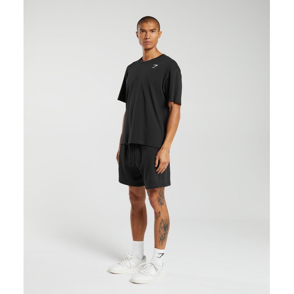 Gymshark Футболка Essential Oversize, черная A1a3e BBBB