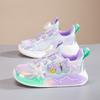 Обувь для девочек 3-16 лет детская спортивная обувь 2025 весна и осень новая дышащая сетка обувь для девочки папины кроссовки
