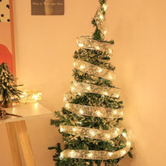 LED Solar Waterproof Meteor Shower String Lights for Outdoor Holiday and Tree Decoration